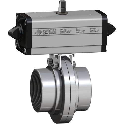 Βάνα 2οδη ανοξείδωτη σειρά 490 διπλής ενέργειας