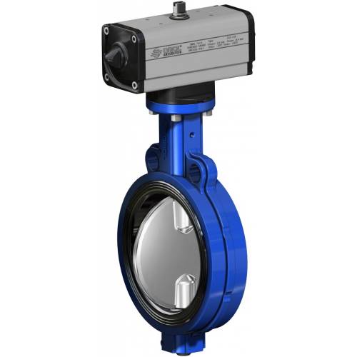 Βάνα πεταλούδα ανοξείδωτος δίσκος σειρά 376X Διπλής/Μονής Ενέργειας