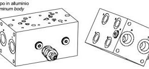 Multiple NG10 Valve Manifolds, Side ports for A-B and relief valve