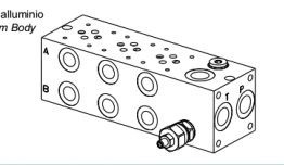 Multiple NG6 Valve Manifold, with side ports and relief