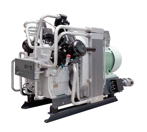 Oil Injected High Pressure Piston Compressors for Gases Sauer BREEZE ...