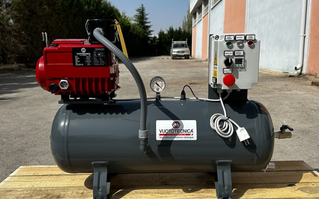 Installation of VUOTOTECNICA pump set with control panel!